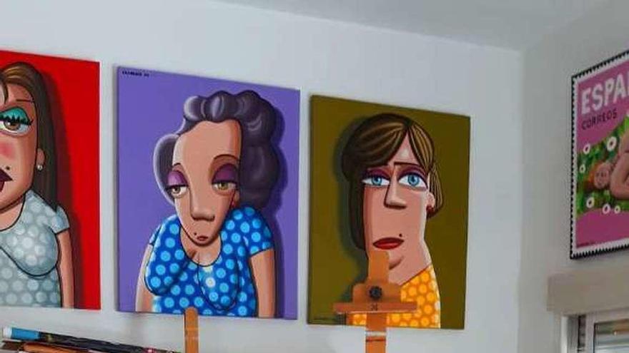 Javier Granados: "En pinturas a personajes dándole un toque de humor e ironía " - Faro de Vigo
