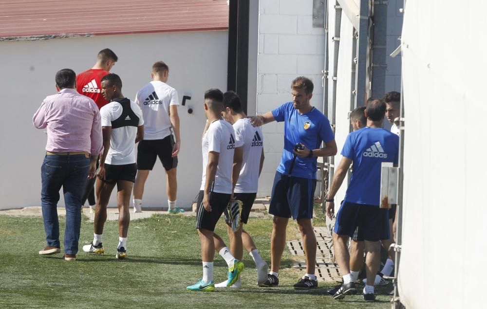Las mejores imágenes del entrenamiento del Valencia CF
