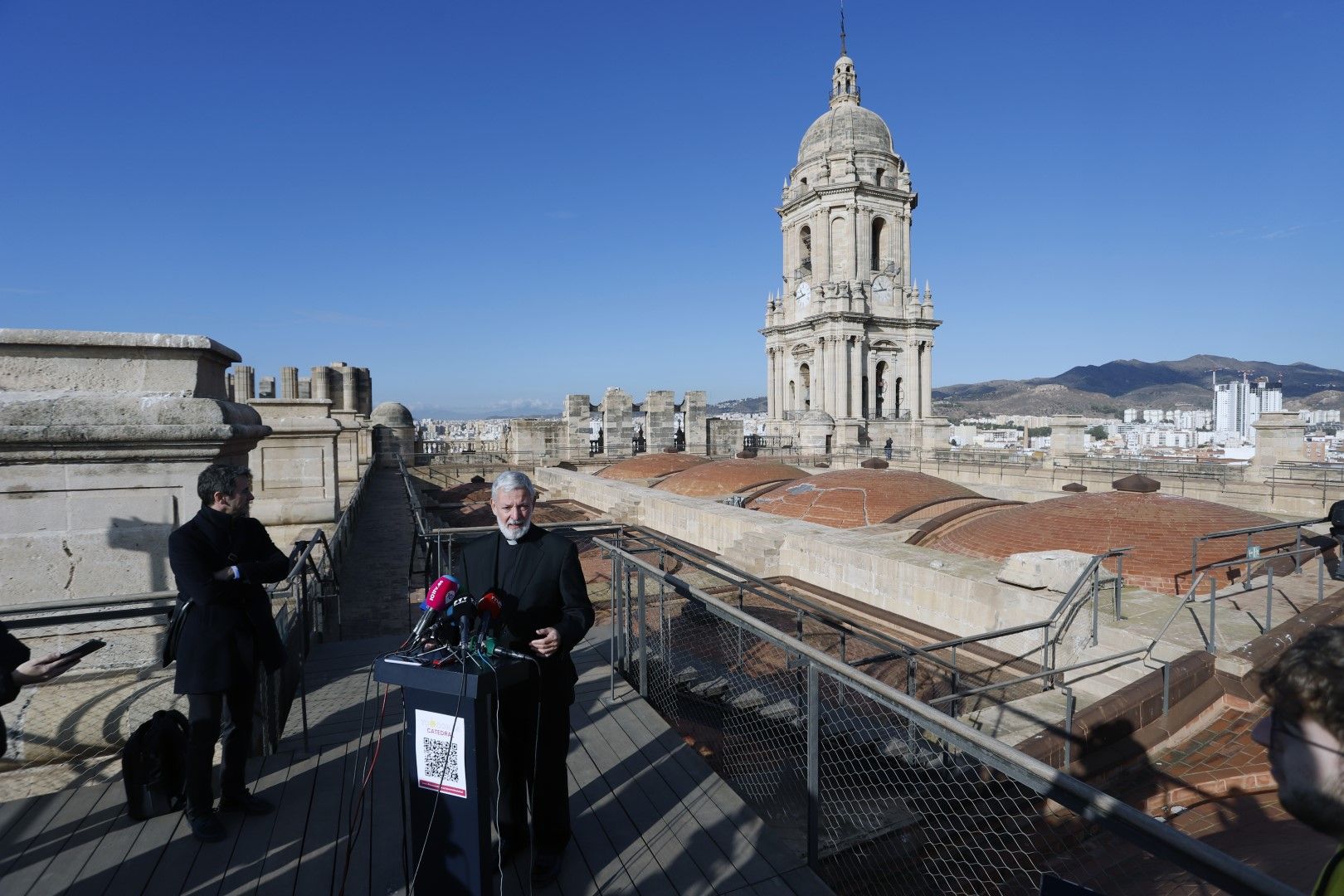 Campaña del Obispado para buscar fondos para construir el tejado de la Catedral