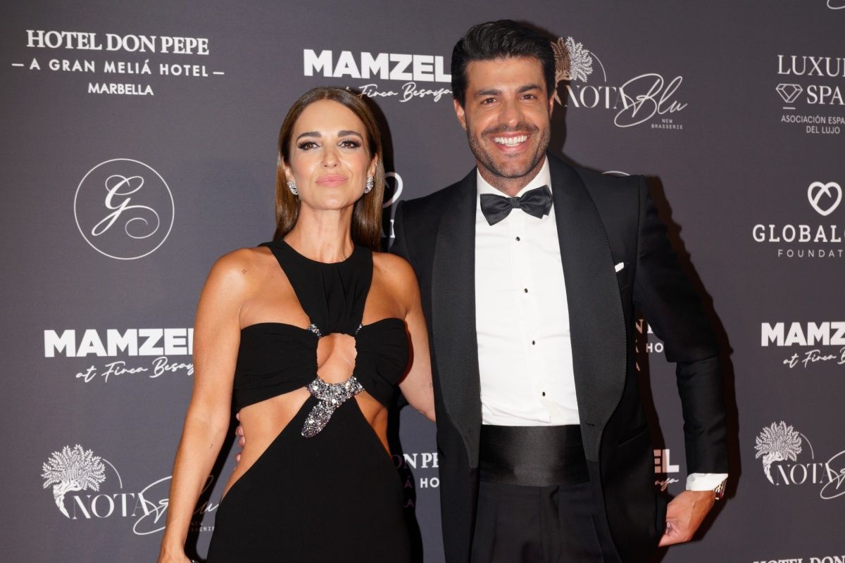 Paula Echevarría y Miguel Torres en la gala Global Gift en Marbella