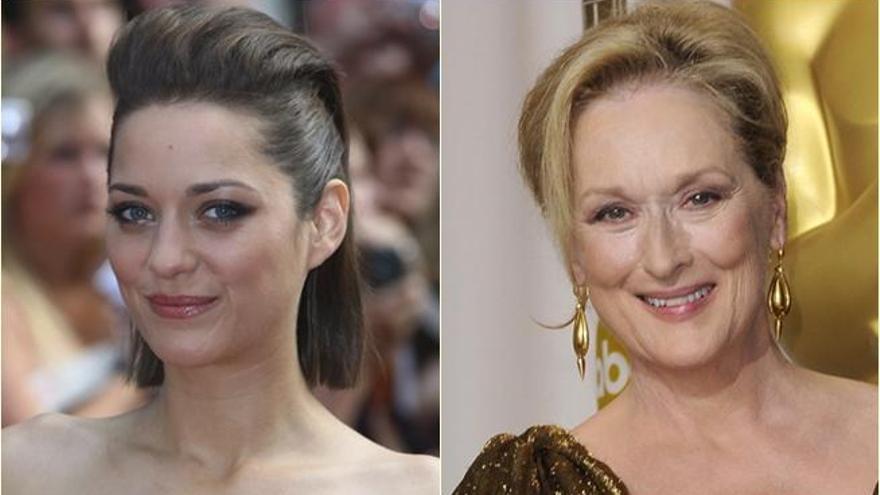 Marion Cotillard y Meryl Streep.