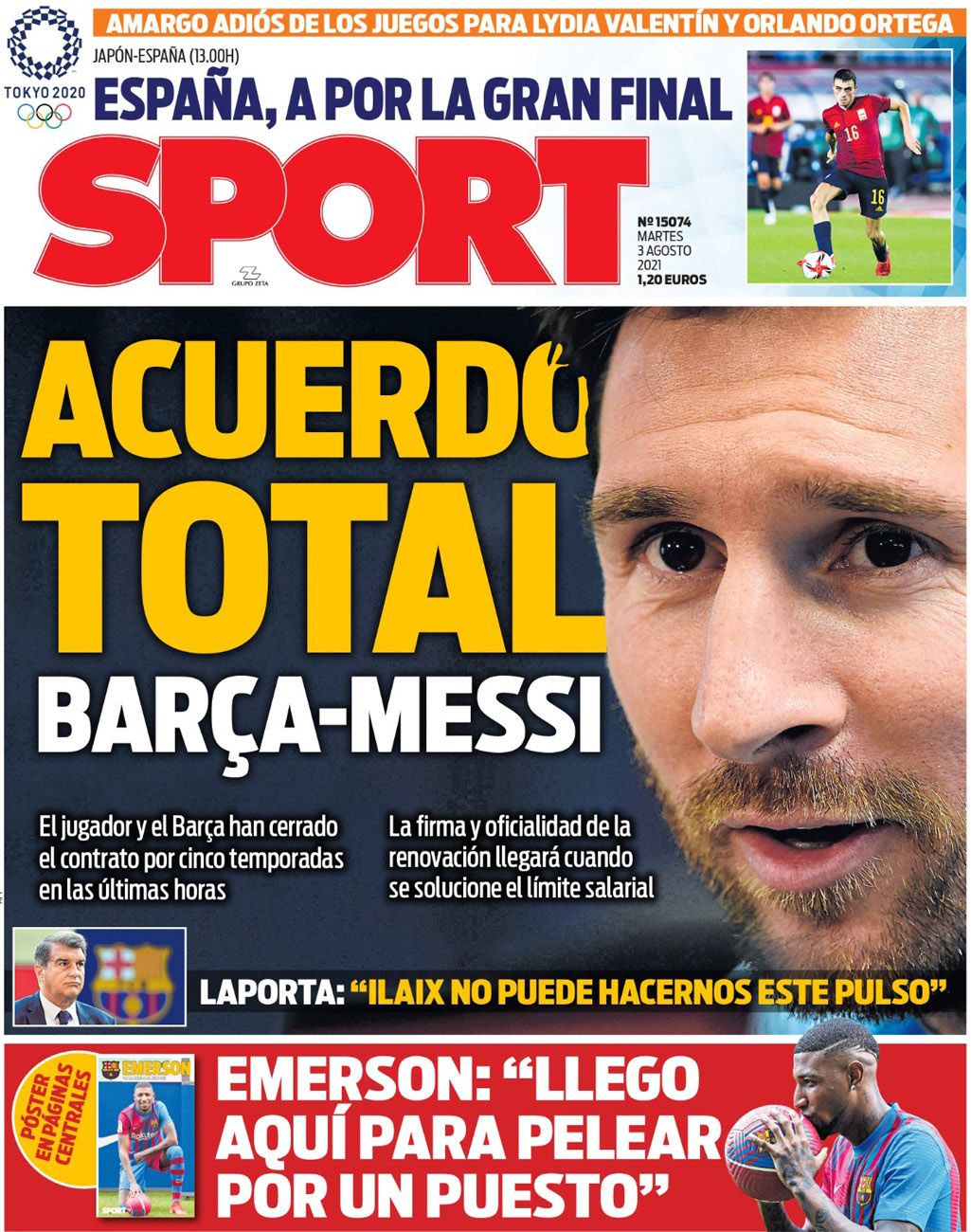 Acuerdo total Barça - Messi