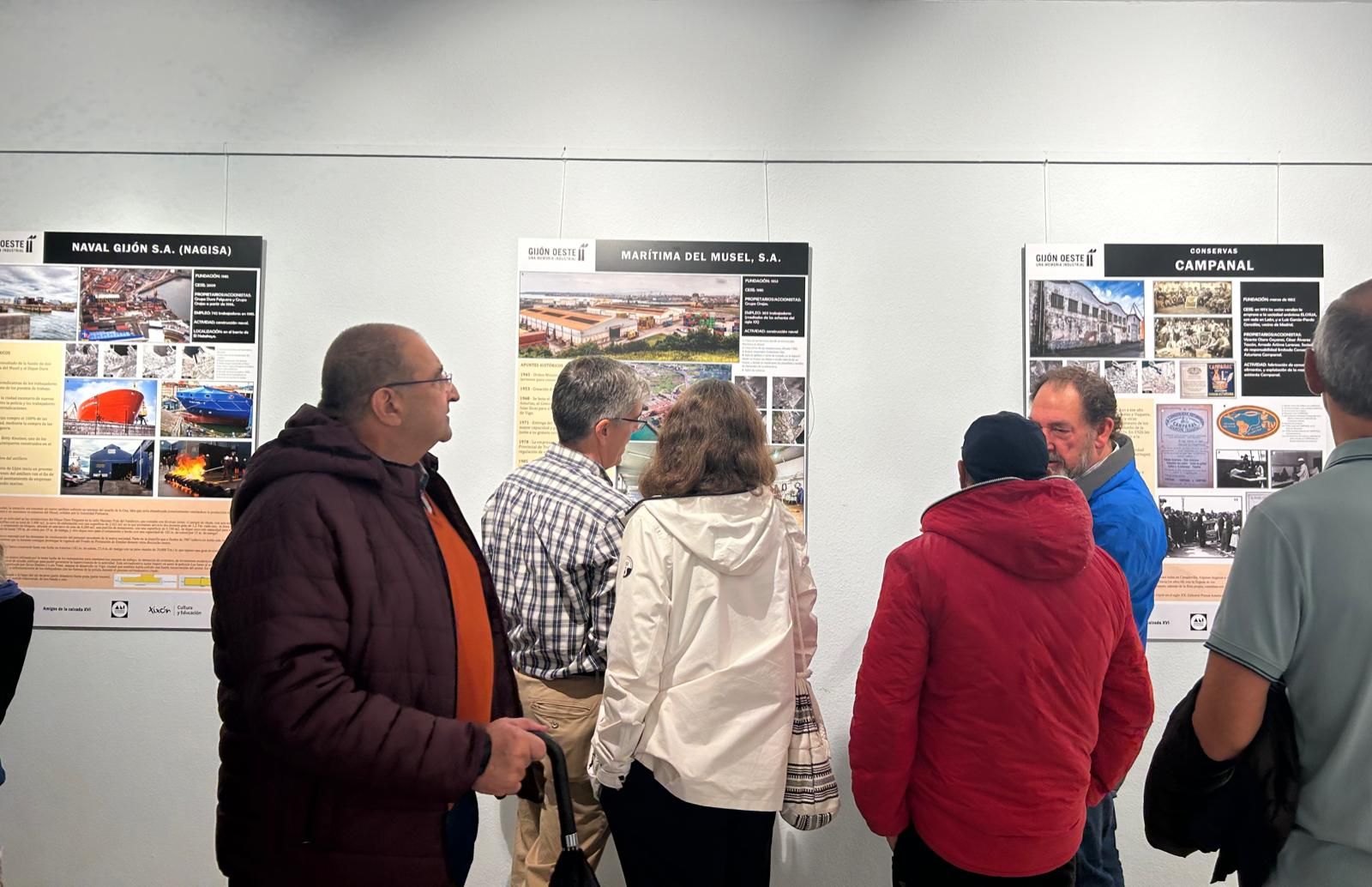 “Gijón Oeste una memoria industrial II” abre sus puertas en La Calzada (en imágenes)
