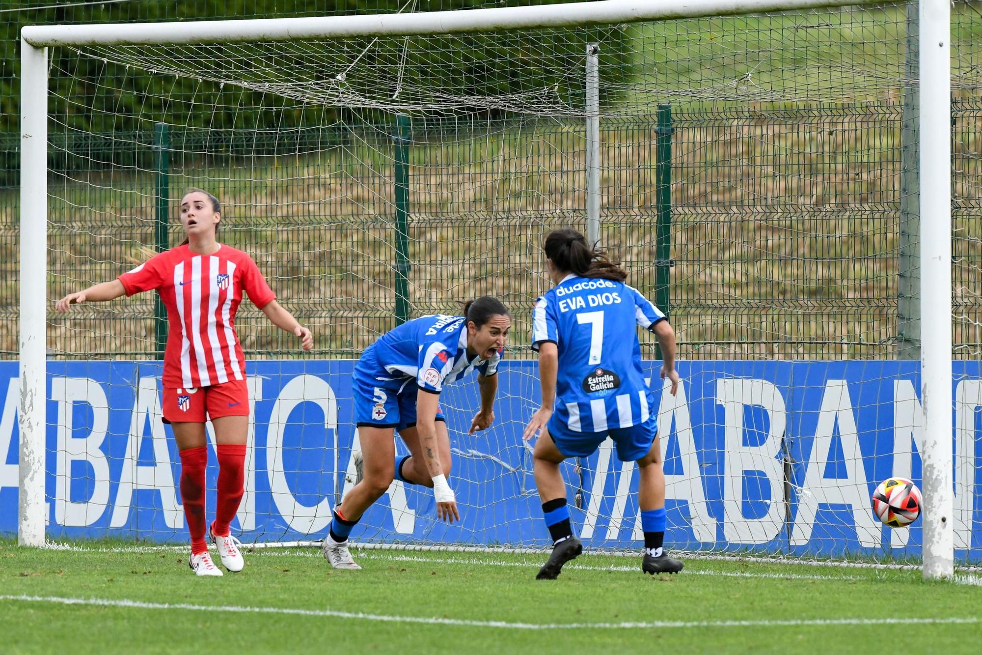 Inés Altamira rescata al Dépor Abanca frente al Atlético de Madrid B (2-1)