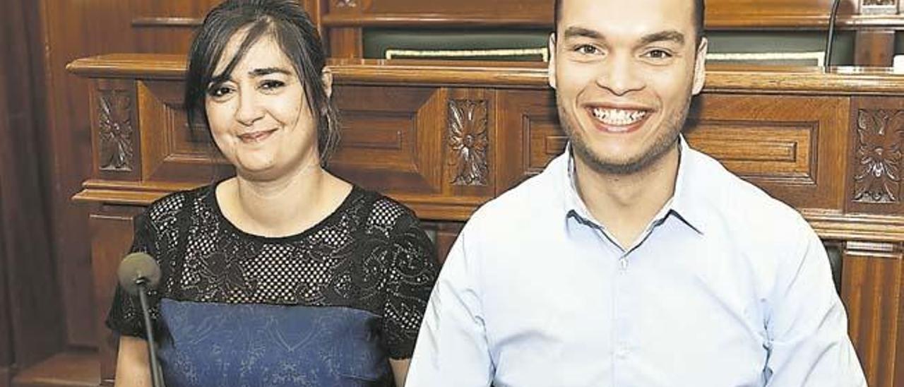 Los dos concejales presentados con las siglas de Se Puede Ganar