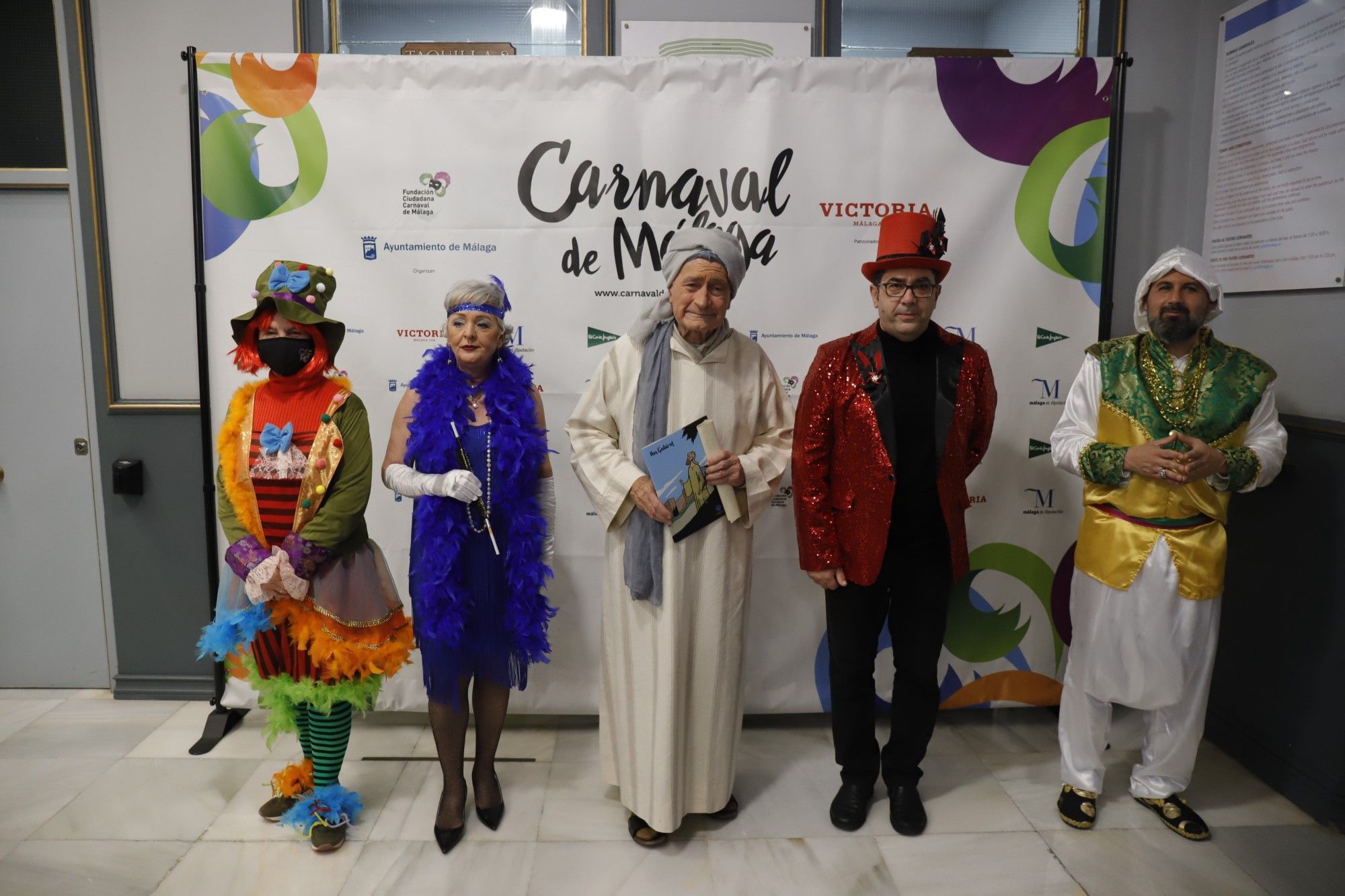 El Cervantes se disfraza para la final del COAC de Málaga 2022