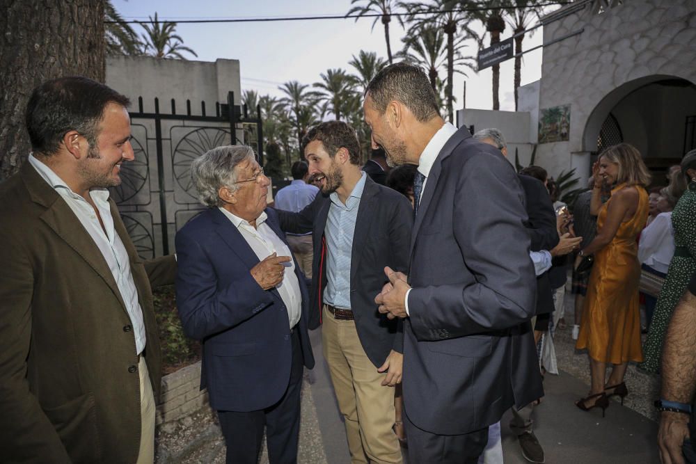 Pablo Casado acude a una celebración familar celebrada en el Huerto del Cura