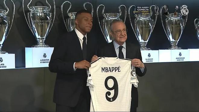 Mbappé - Real Madrid, presentación en directo