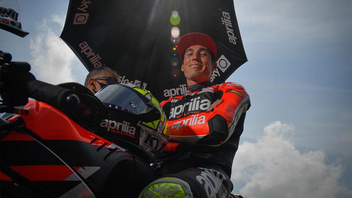 Aleix Espargaró lleva el peso del proyecto de Aprilia en MotoGP