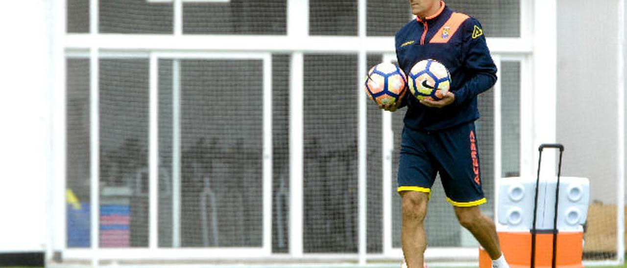 Quique Setién pretende que su equipo mantenga las sensaciones positivas ante el Espanyol.