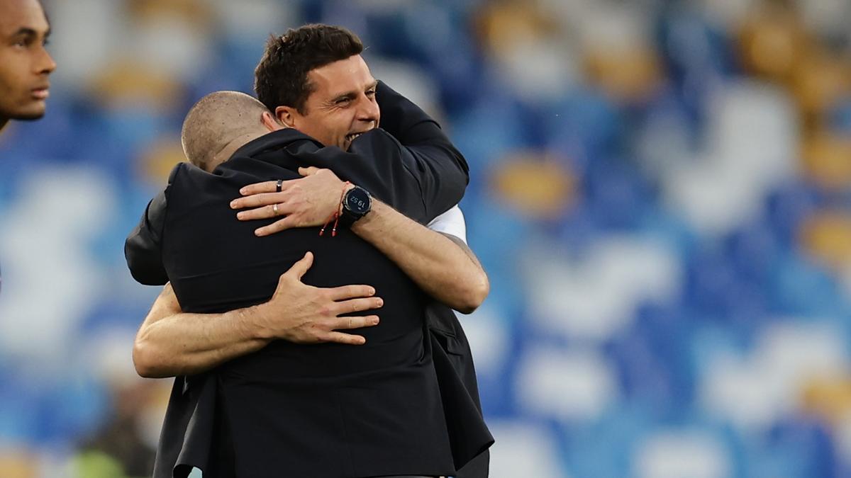 Thiago Motta celebra una de las victorias del Bolonia