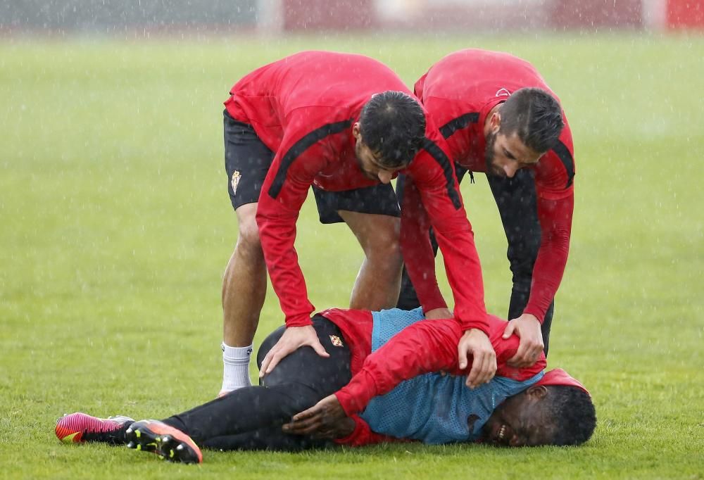 Entrenamiento del Sporting