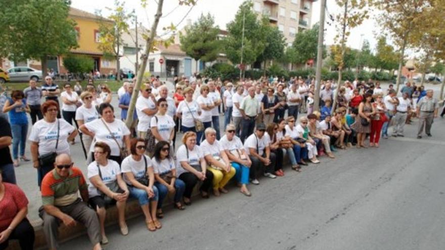 Protesta en Sangonera por un &quot;Aire Límpio&quot;