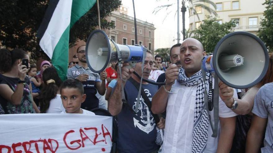 Manifestación en Castellón en defensa del pueblo palestino