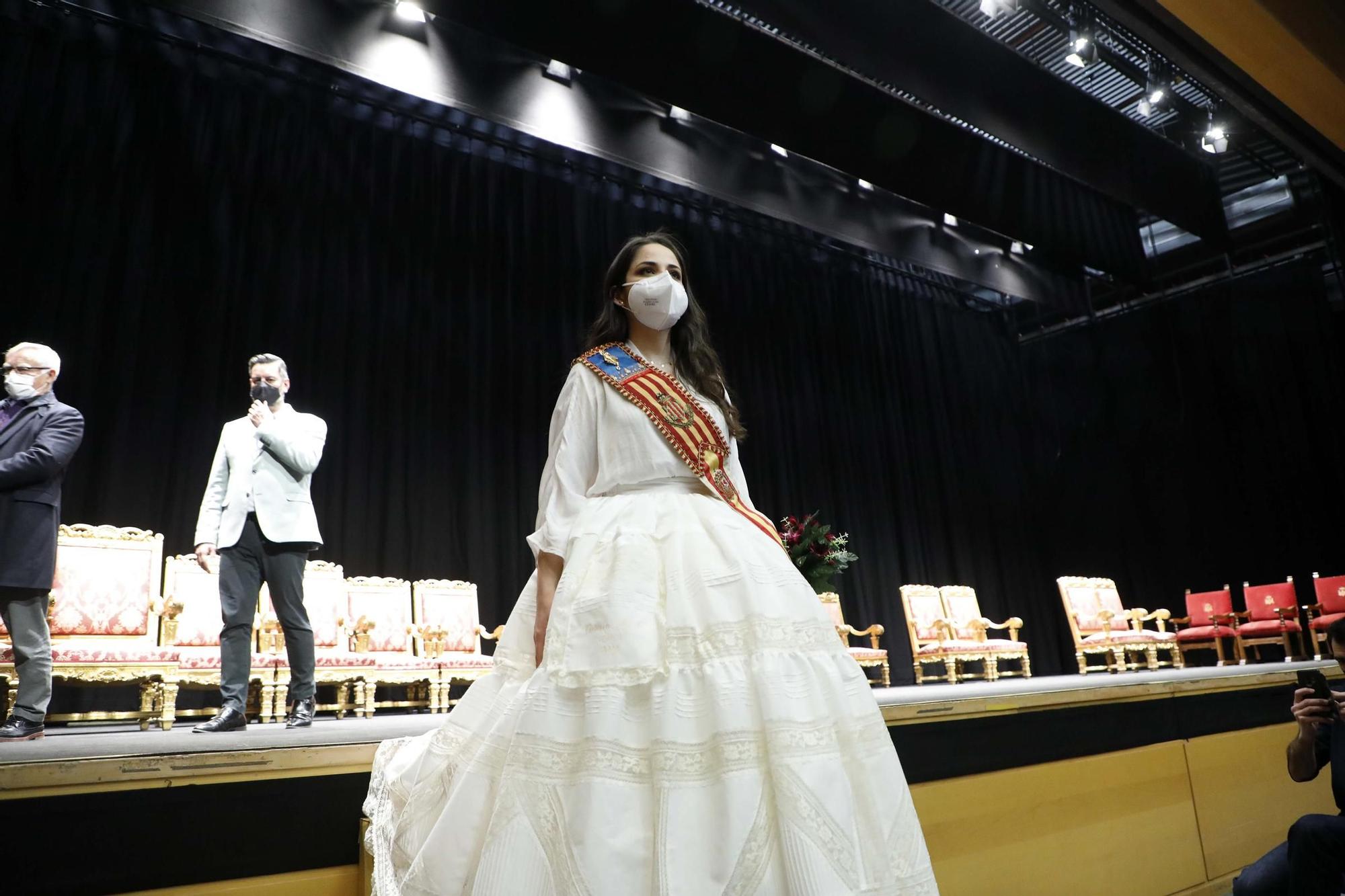 Ensayo de la exaltación de las Falleras Mayores de València 2022