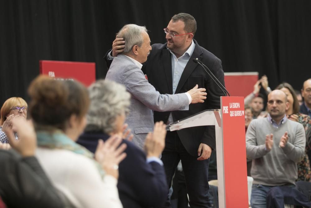 Mitin de Borrell y Barbón en Oviedo