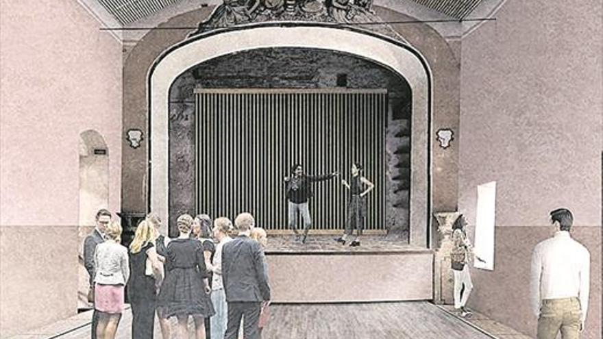 El antiguo teatro del Palau subirá el telón tras el verano del 2021