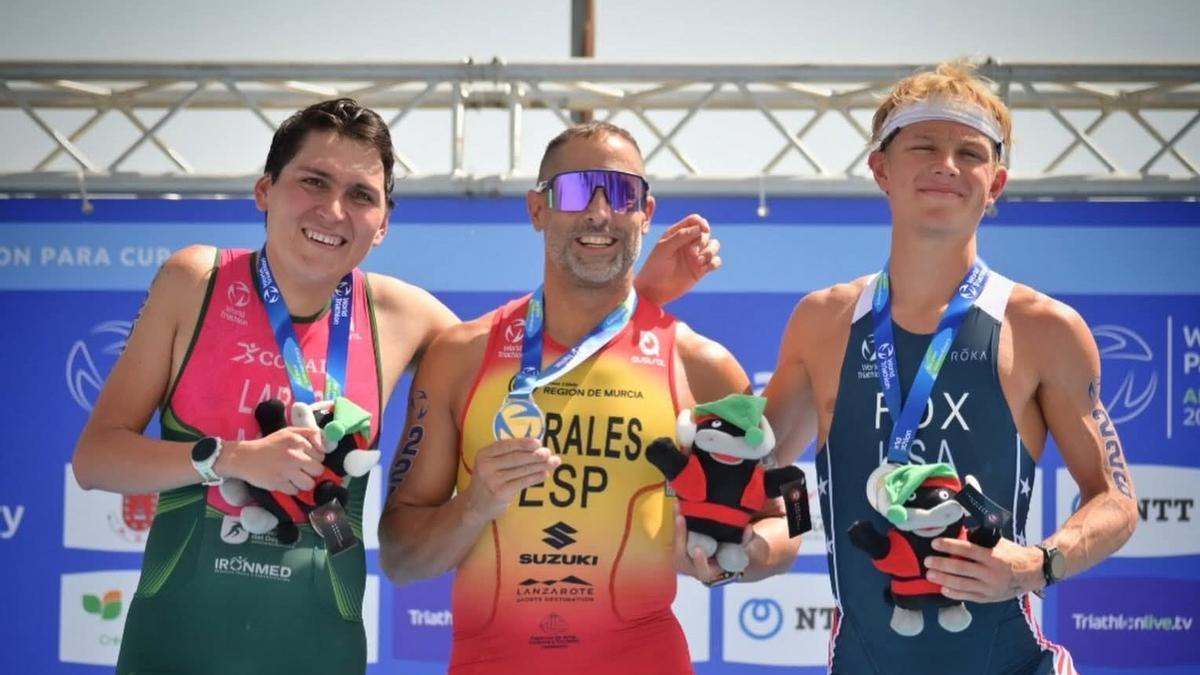 El lanzaroteño Lionel Morales gana en Portugal y afronta el Mundial de Paratriatlón con buenas sensaciones