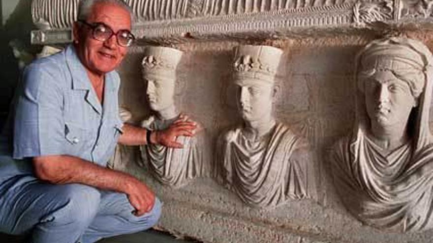 El asesinado exdirector de las excavaciones de Palmira.