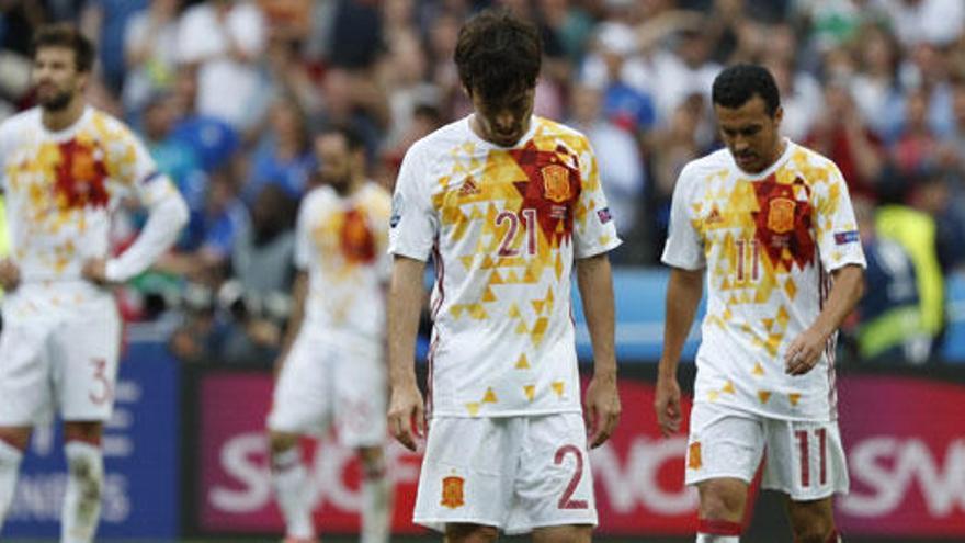 España se despide de la Eurocopa tras un lamentable partido ante Italia