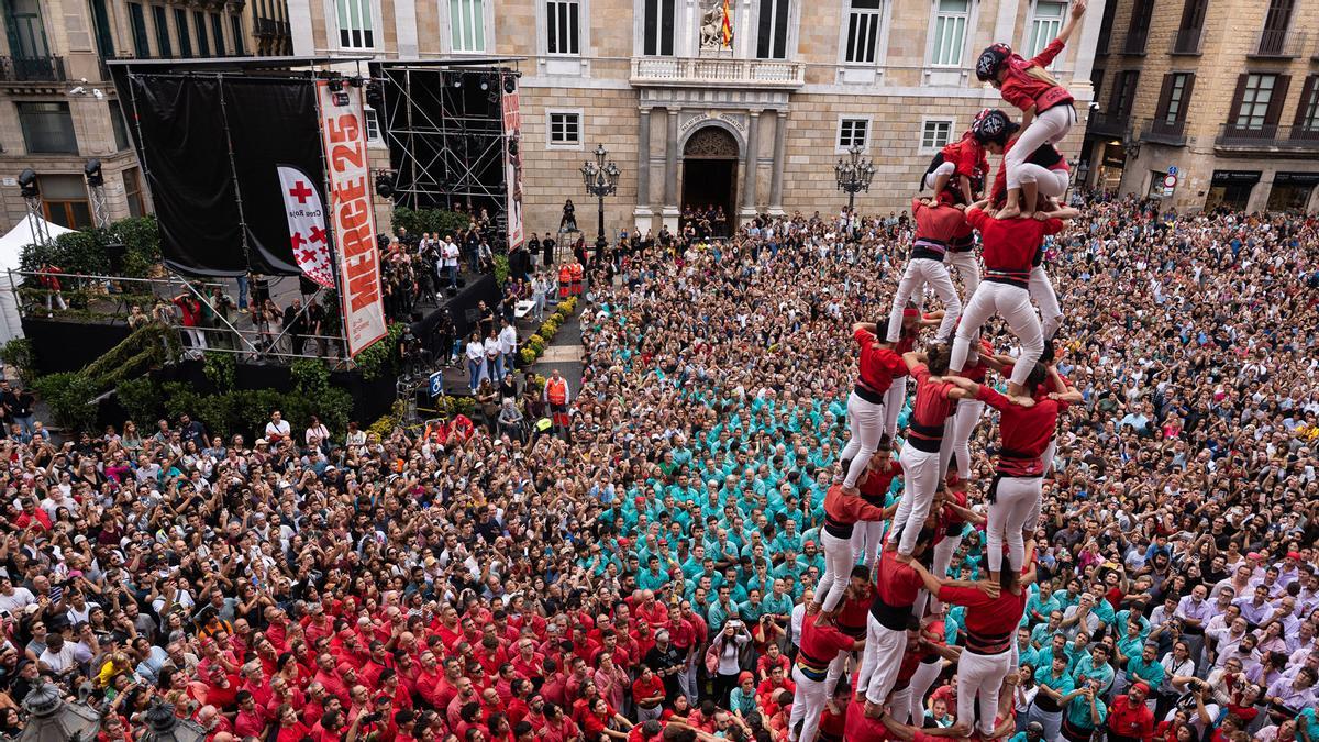 Diada històrica castellera Mercè 2025
