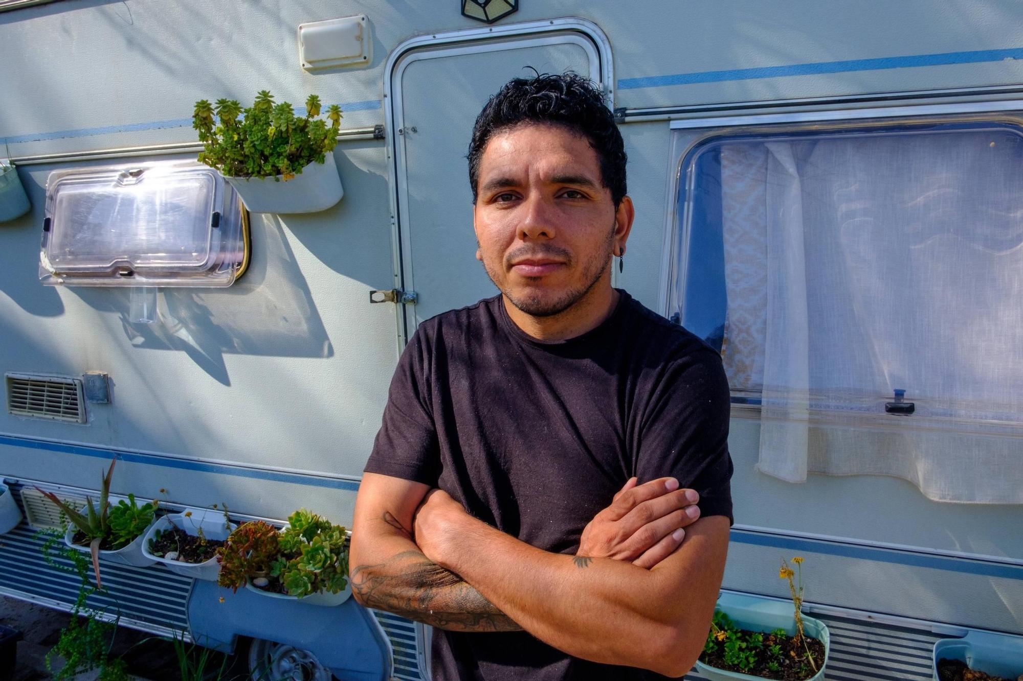 El asentamiento caravanista de Son Güells, en imágenes.