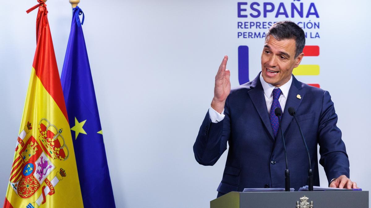 Pedro Sánchez, el pasado 30 de junio en Bruselas.