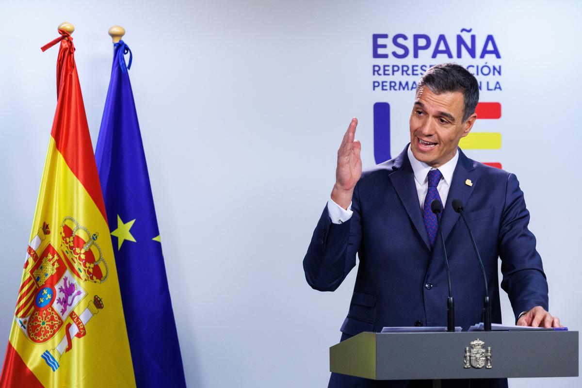 Pedro Sánchez, el pasado 30 de junio en Bruselas.