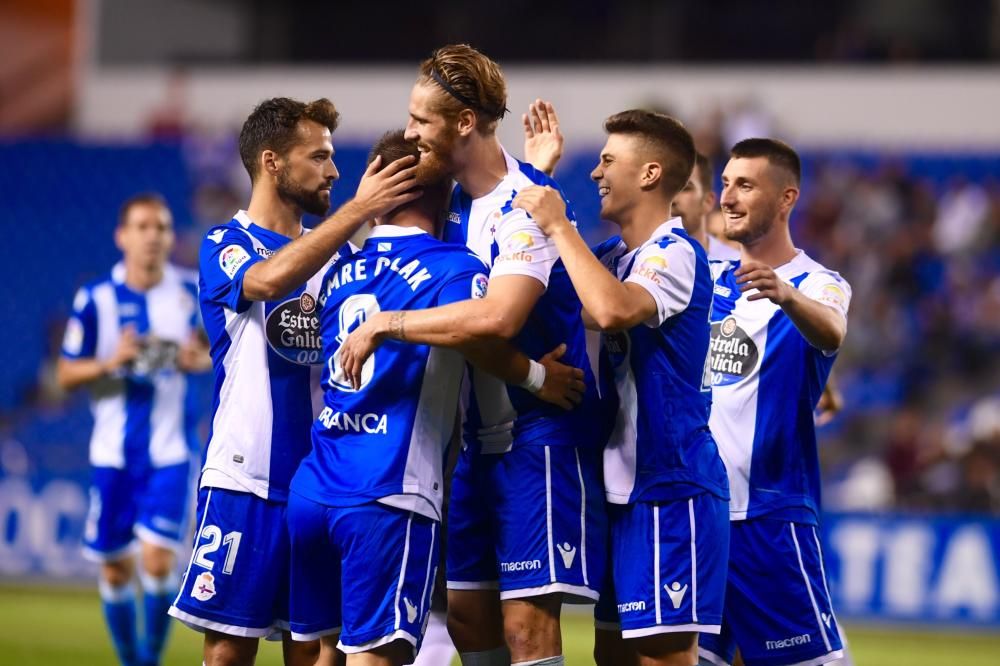 El Dépor golea al Corinthians en Riazor