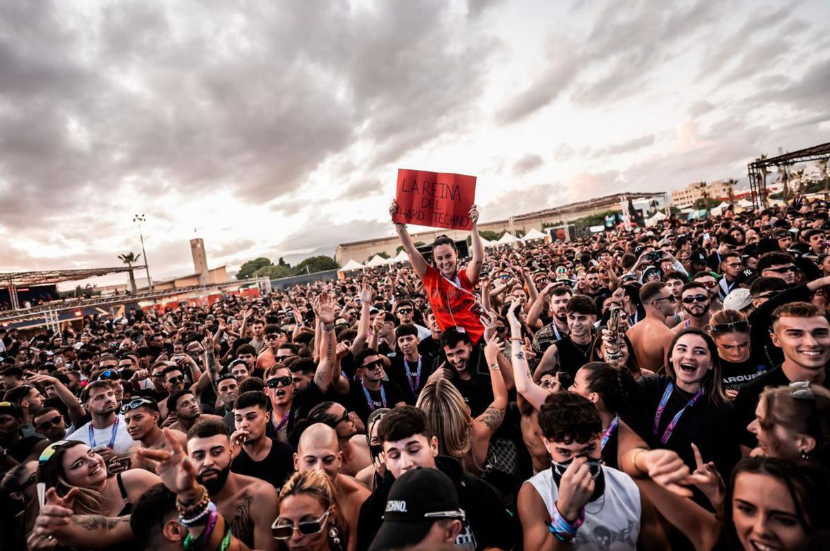 Imagen de archivo de un festival de 'techno' en Mallorca. | MARINA BAEZA