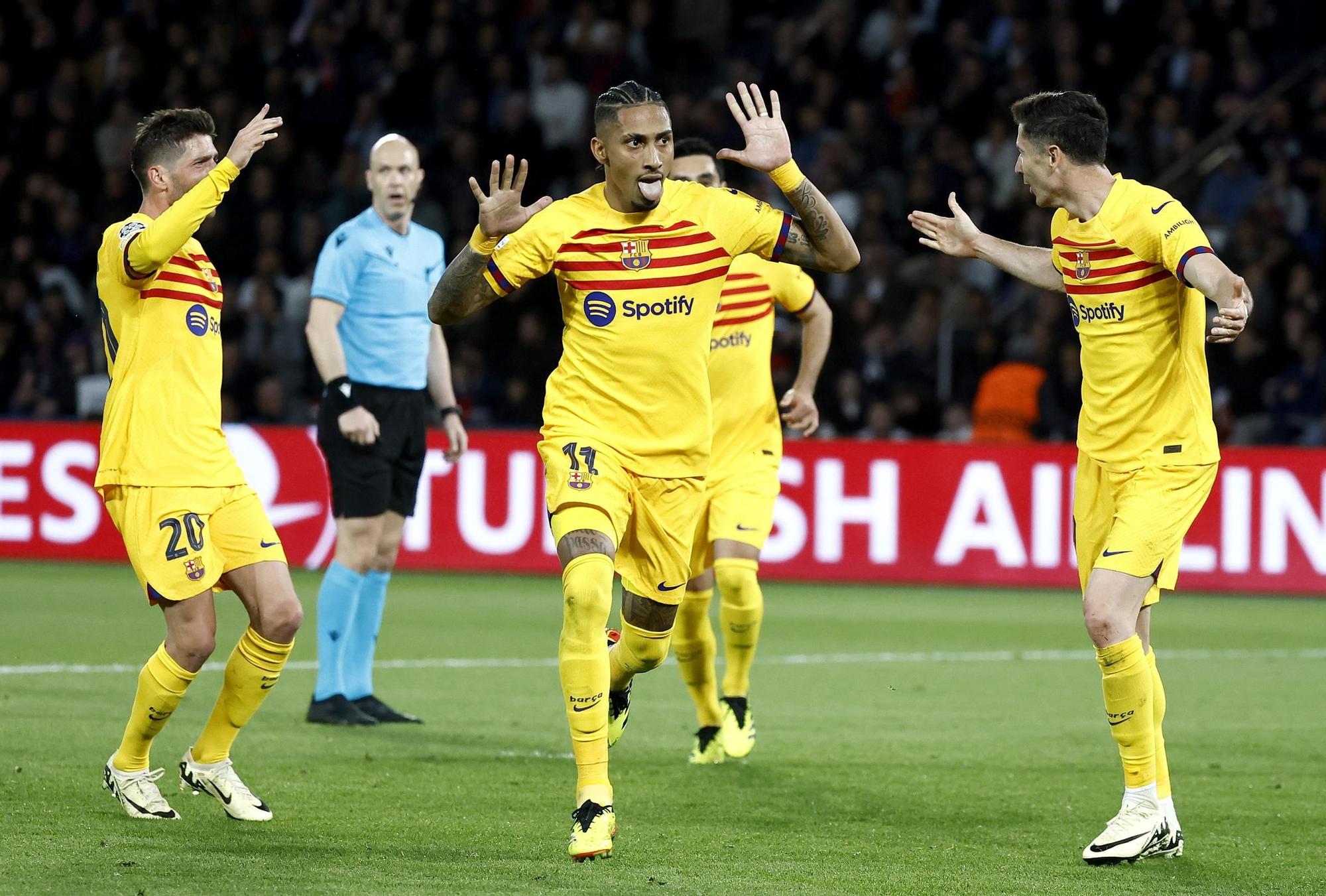 Quarts de final de Champions: les millors imatges del PSG-Barça