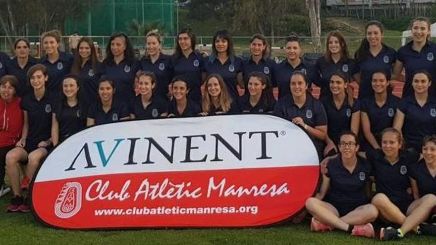 Formació femenina de l&#039;Avinent CA Manresa que defensa la seva plaça a la Divisió d&#039;Honor