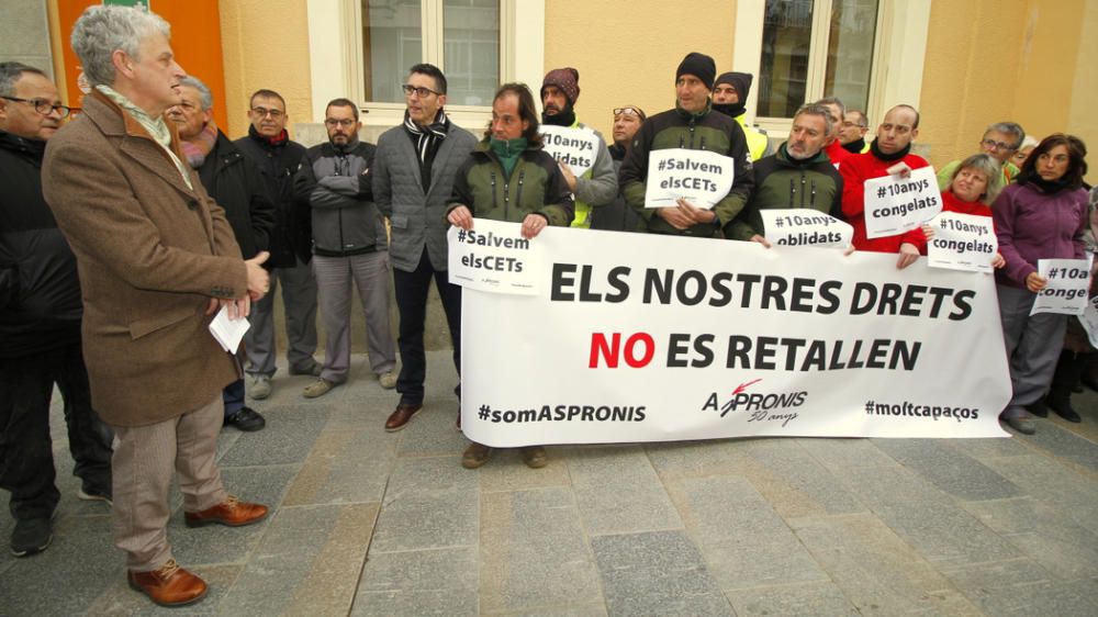 Protesta de les entitats socials a Blanes