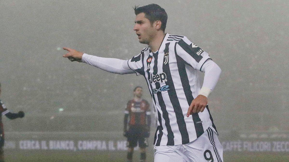 Álvaro Morata celebra un gol amb la Juventus