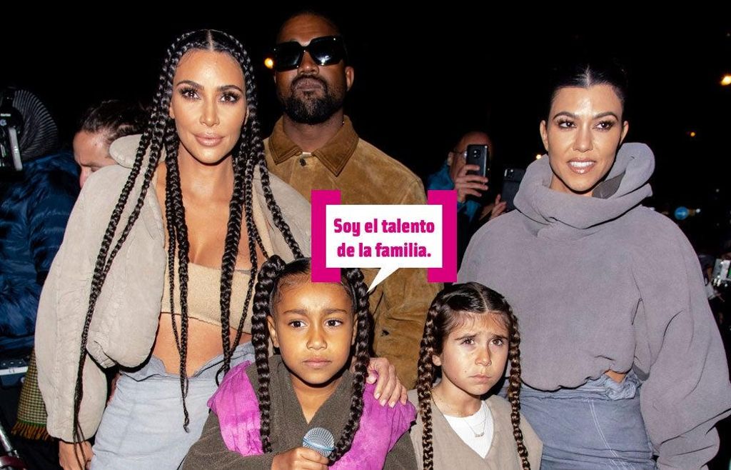 Las kardashian en el show de Yeezy
