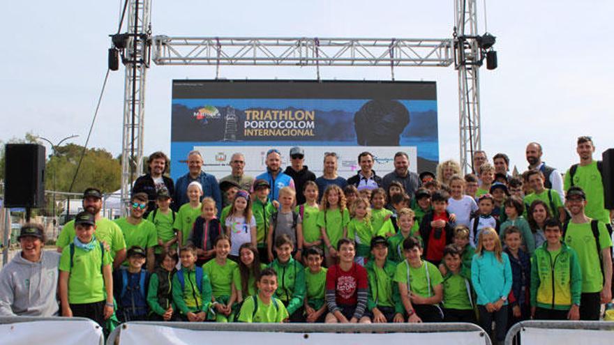 El Triathlon Internacional Portocolom 2018 se ha presentado hoy.