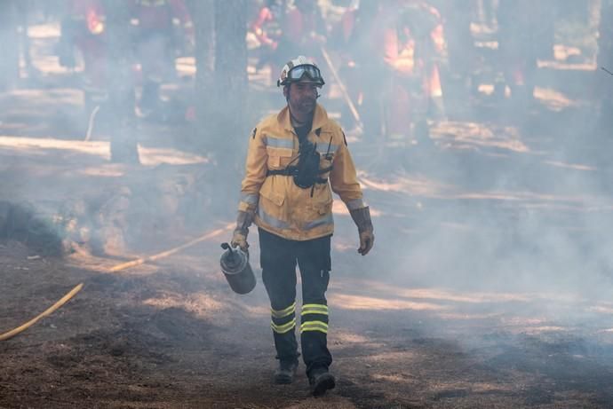 La UME realiza prácticas de prevención de incendios en Gran Canaria