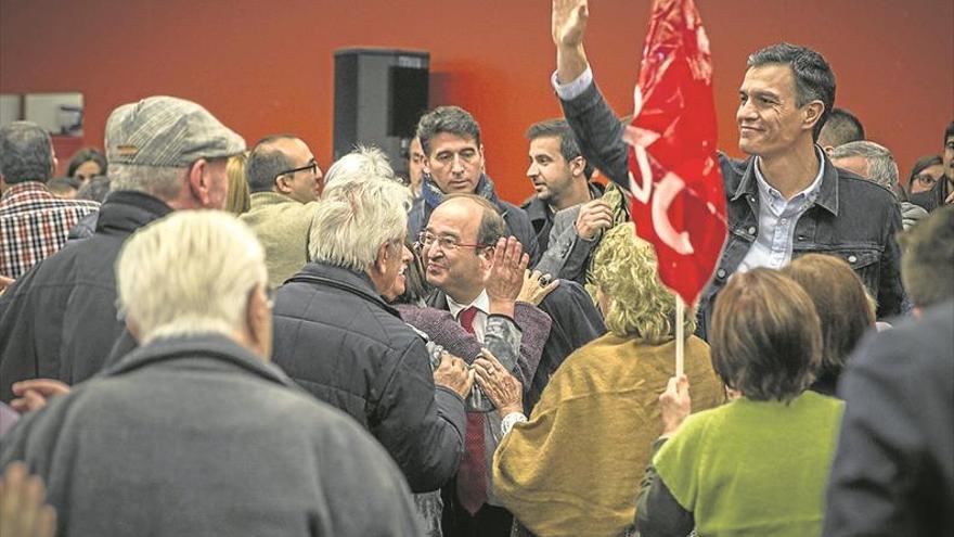 Sánchez pide votar a Iceta para ganar «los olvidados» de Puigdemont