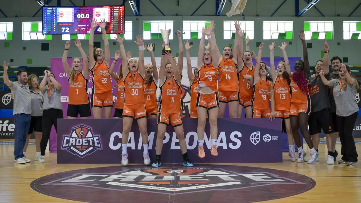 Valencia Basket levanta su tercer Campeonato de España Cadete Femenino