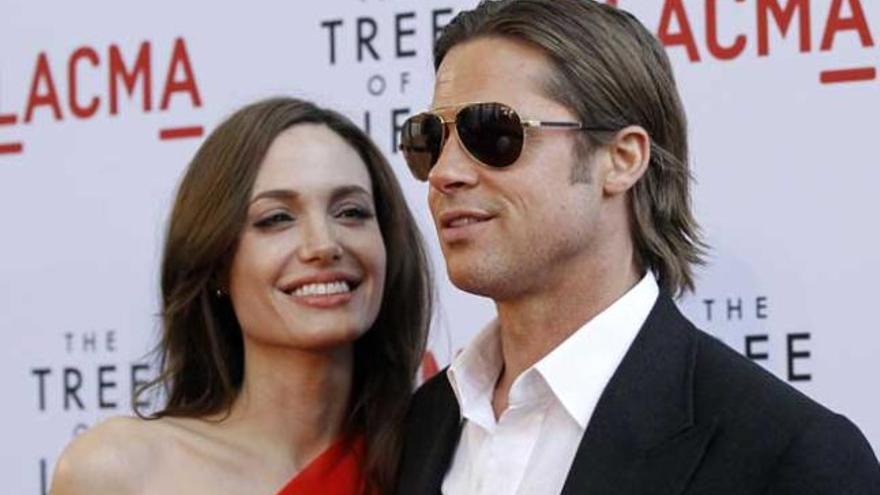 Angelina Jolie y Brad Pitt.