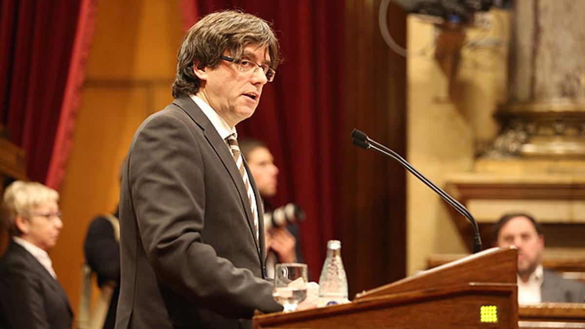 Puigdemont asegura que la hoja de ruta sigue "inalterable"