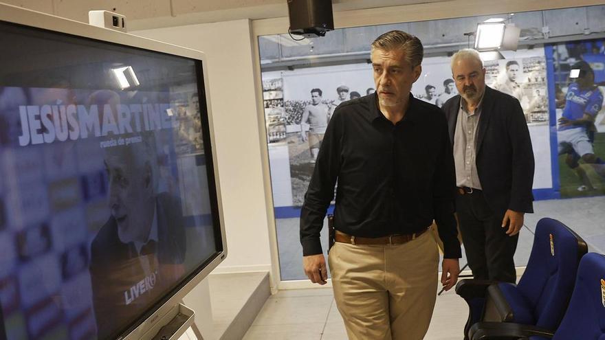 El modelo no se toca: las claves de la última rueda de prensa de Jesús Martínez, dueño del Real Oviedo