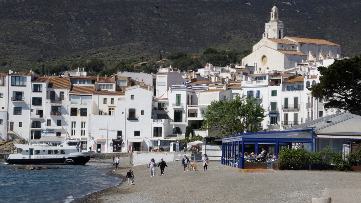 La façana marítima de Cadaqués.