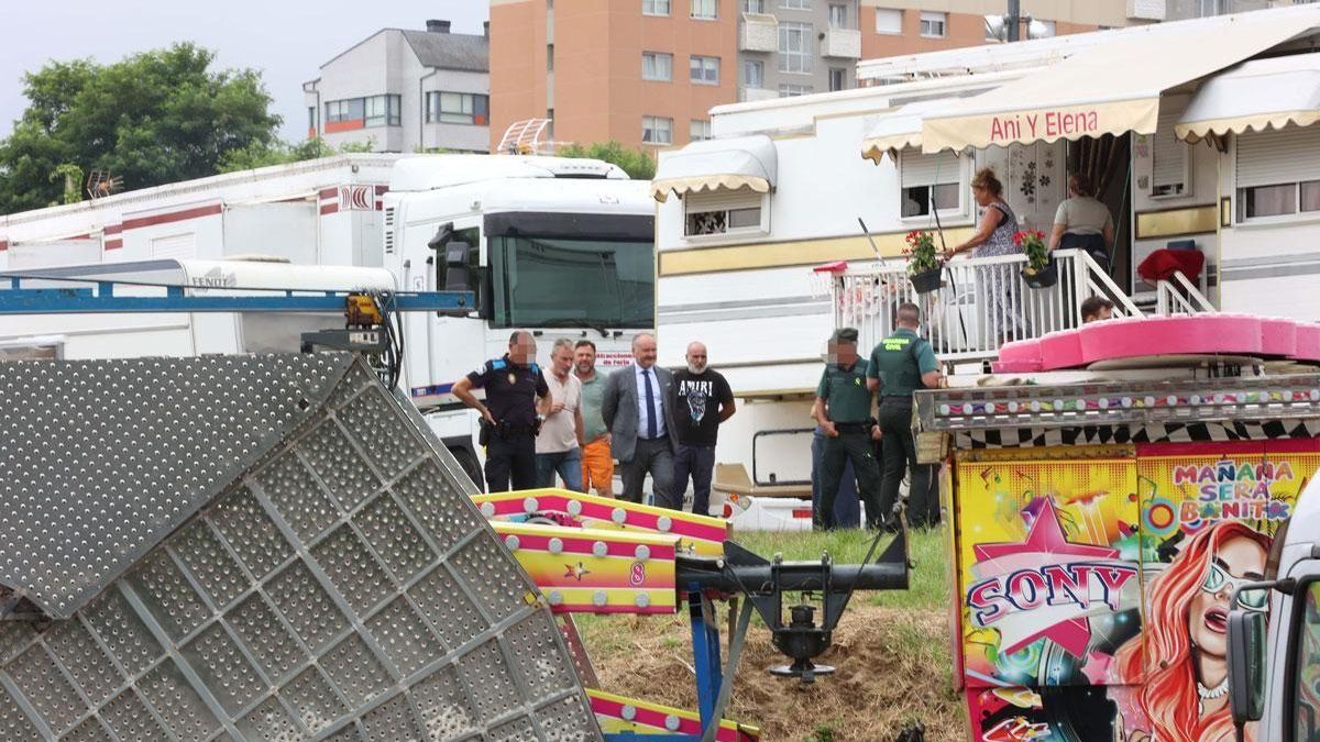 Tres detenidos tras una pelea entre feriantes en O Burgo que termina con un herido por arma blanca