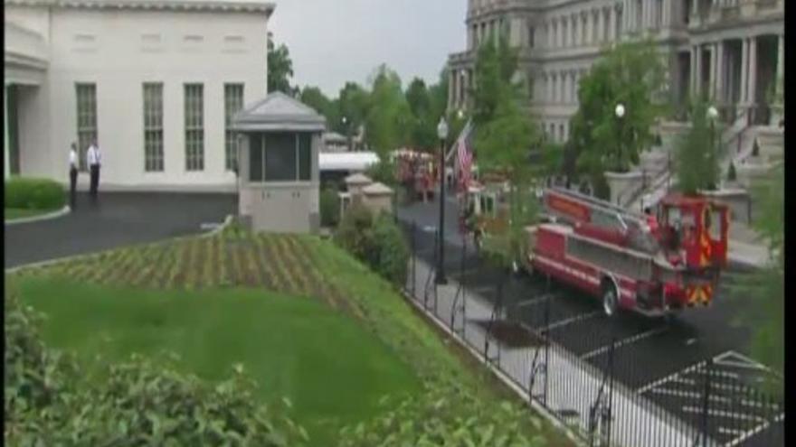 El ala oeste de la Casa Blanca, evacuada por un incendio