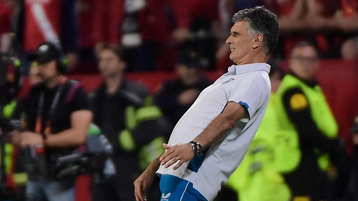 José Luis Mendilibar, entrenador del Sevilla