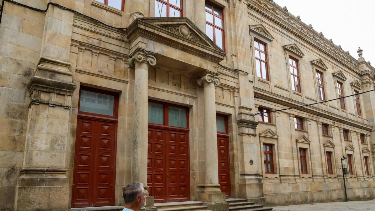 Facultad de Medicina, en Santiago.