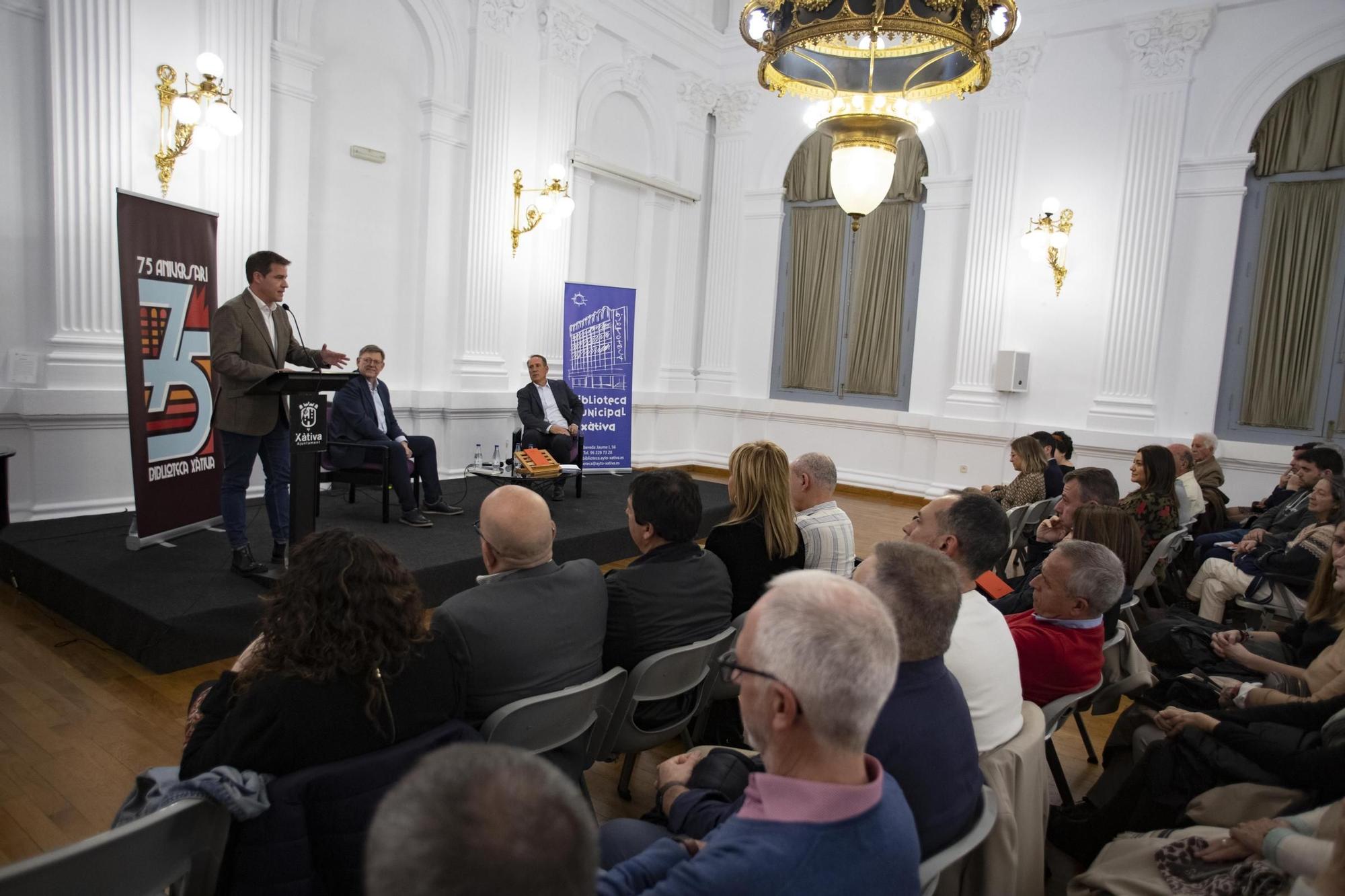 Presentación del libro " Una idea de esperanza" de Ximo Puig