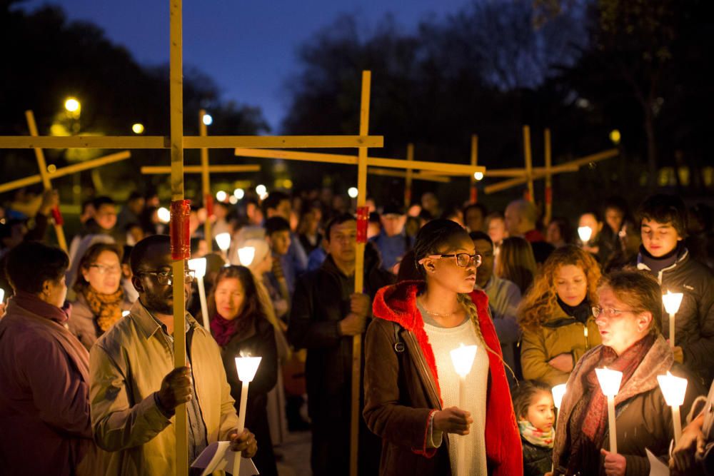 Vía Crucis por el Jardín del Turia