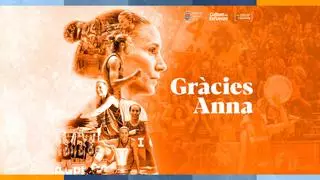 Anna Gómez, "eternamente agradecida" a la 'Familia Taronja'